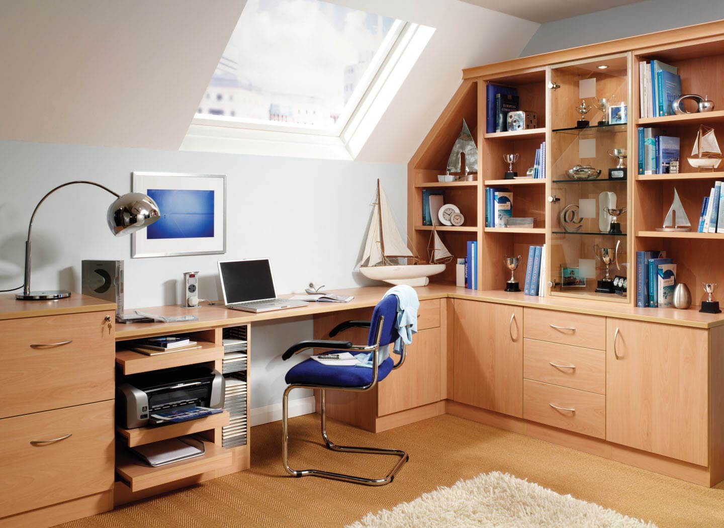 fitted bedroom study furniture