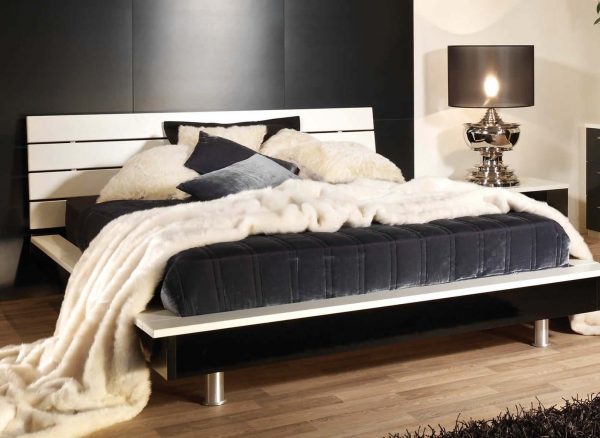 Two tone bed frame