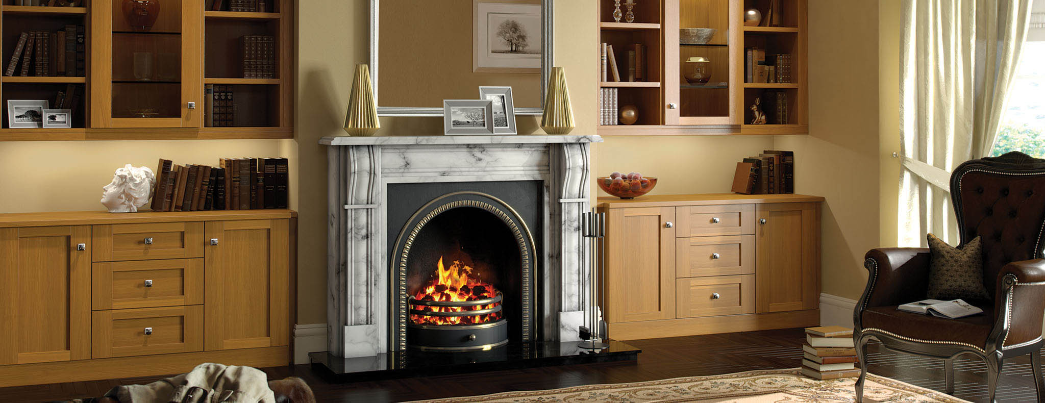 Mountain Oak Lounge Furniture in Natural Oak by Strachan