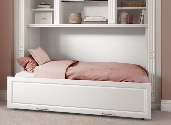 Fold Down Bed in Dove White finish
