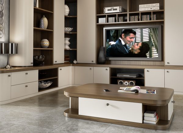Precisely measured contemporary home cinema furniture