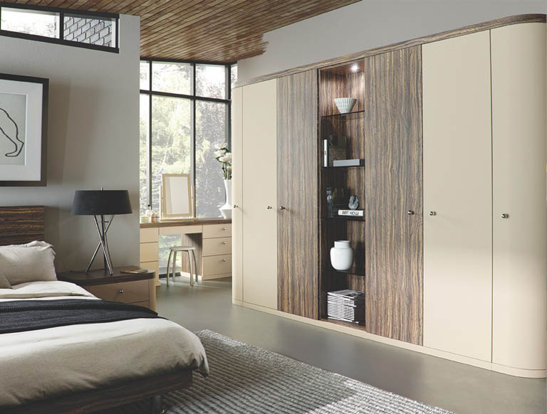 Optima bedroom  in Oyster Dark Olive