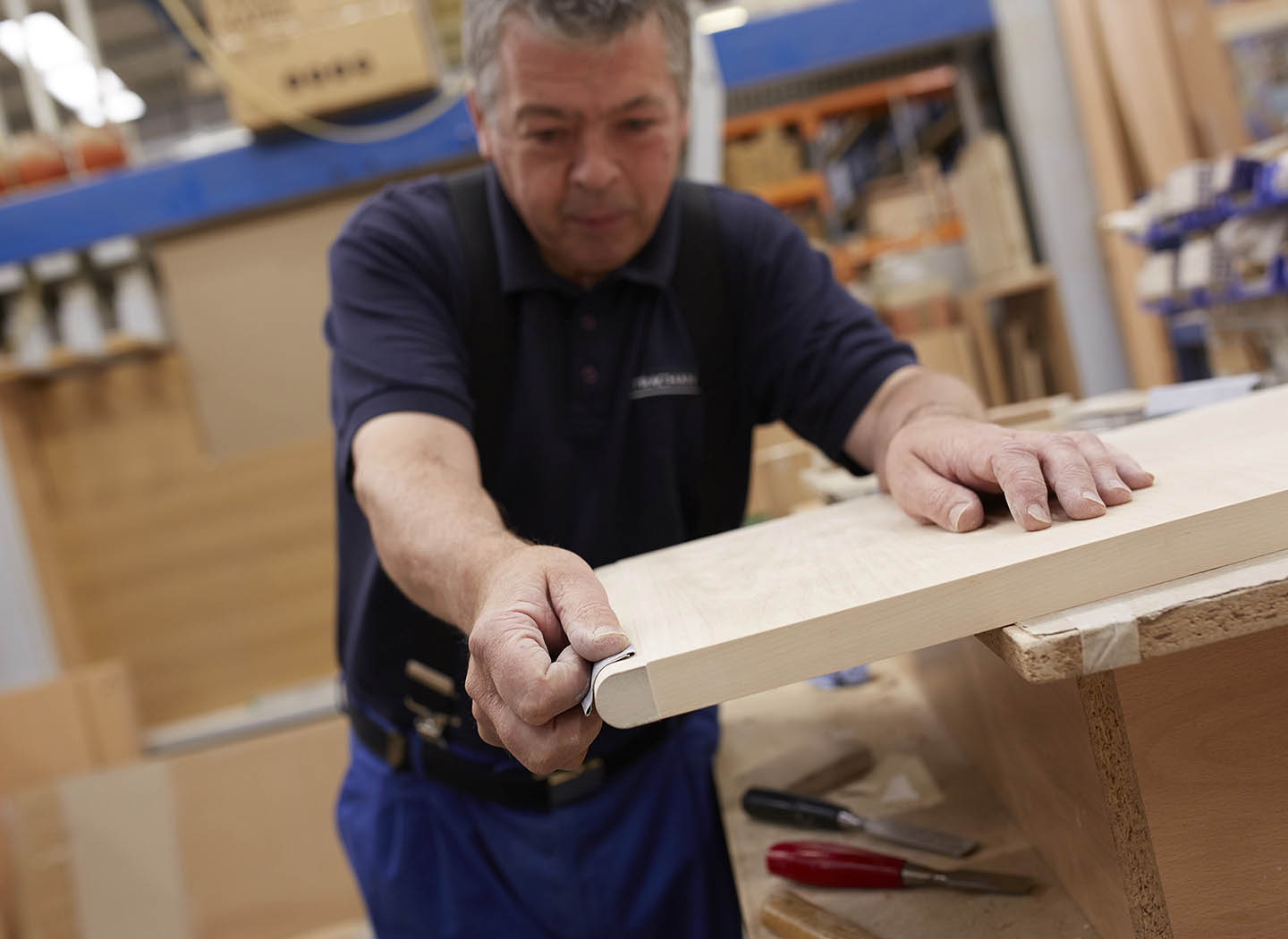 Hard at work in Strachan's Leeds workshop