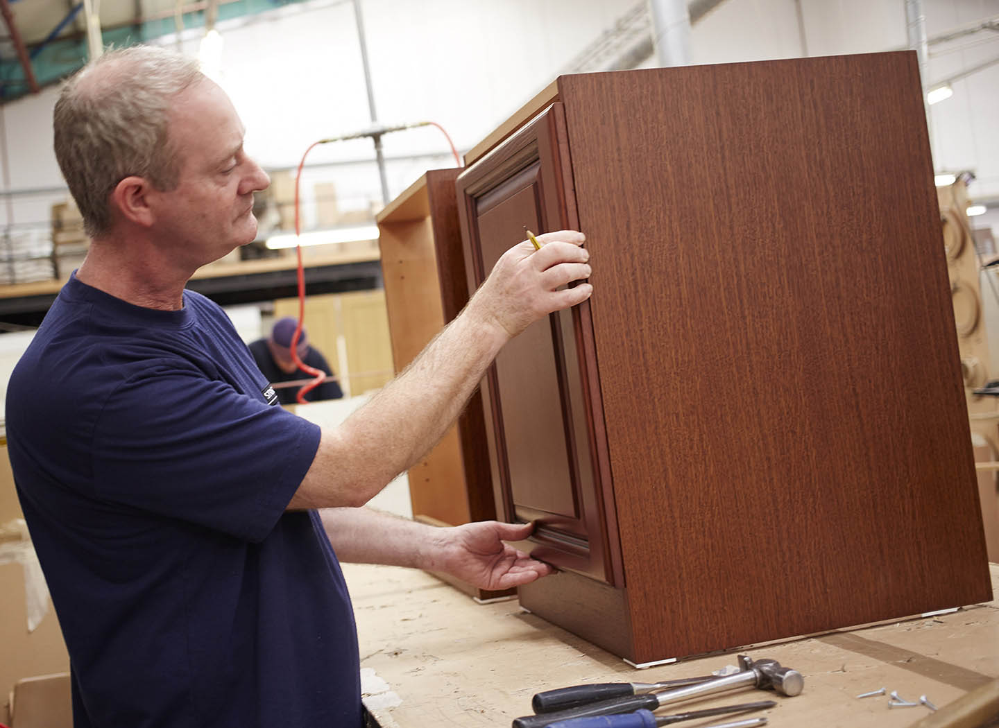 Handcrafting Strachan furniture in our Leeds workshop