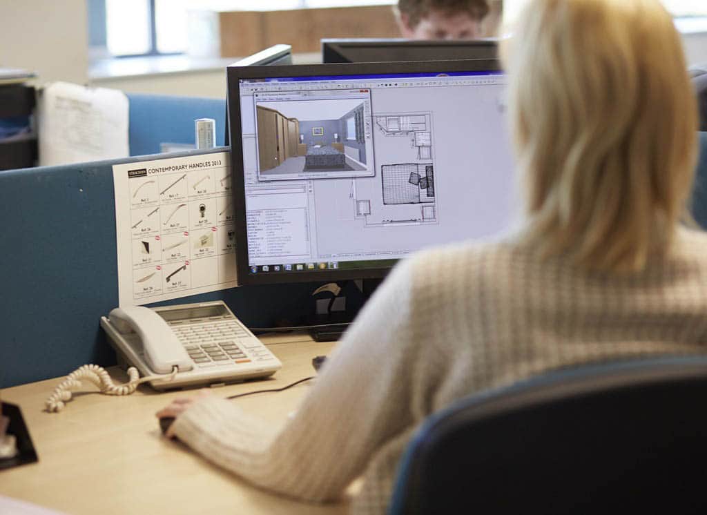 Work for us - a designer at work Work for us - a designer at work