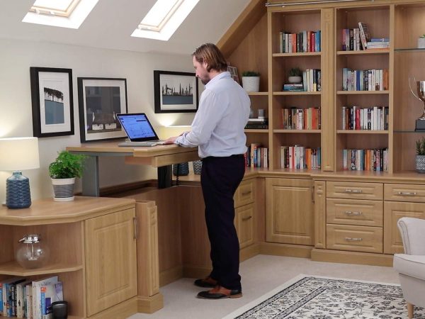 Strachan fitted study bedrooms with sit-stand desk