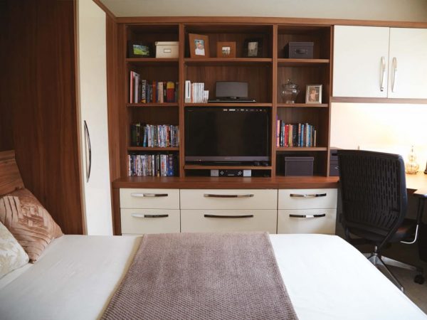 Case study showing multipurpose study bedroom