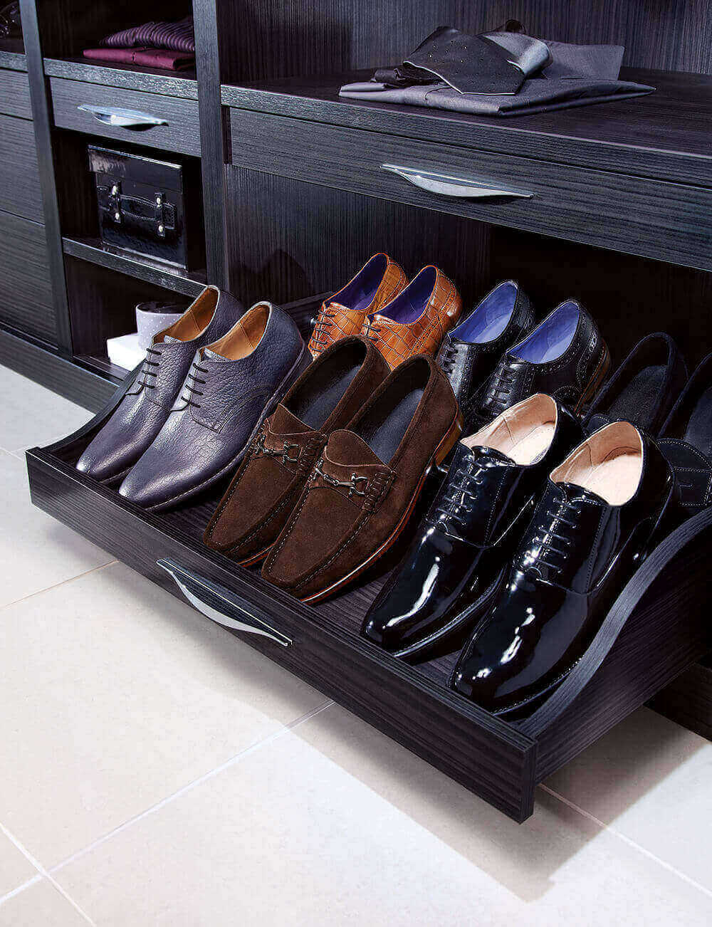 Strachan Furniture Pull Out Shoe Storage