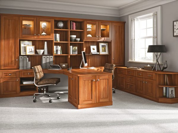 Verona home office in Uno Walnut