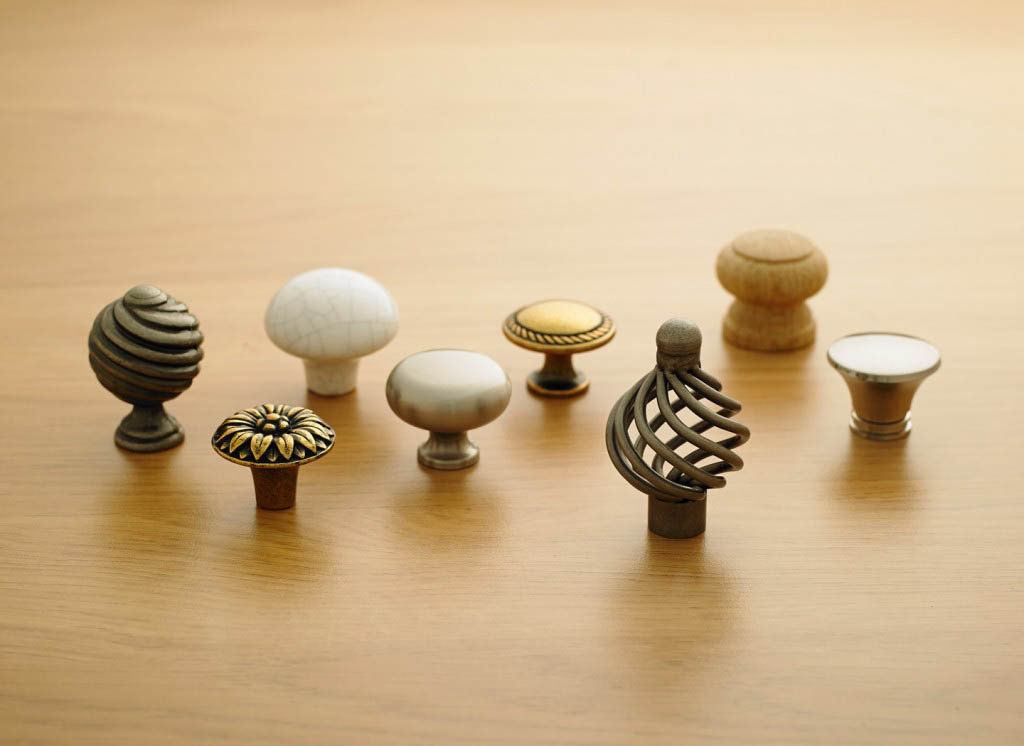 A selection of Strachan doorknobs