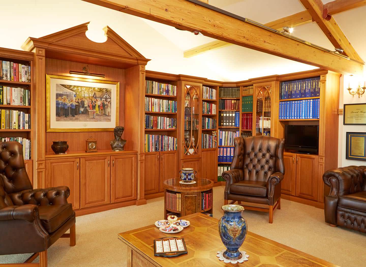 English Country House Library and Study