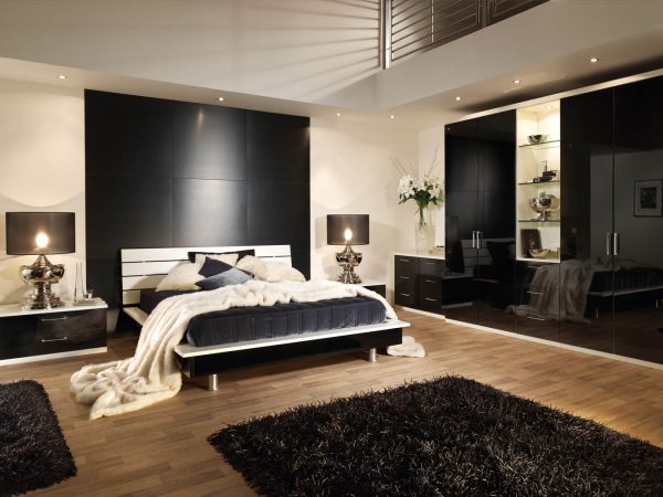 Fitted bedroom in Black and White Fitted bedroom in Black and White