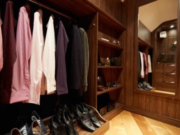 After image of walk in wardrobe case study