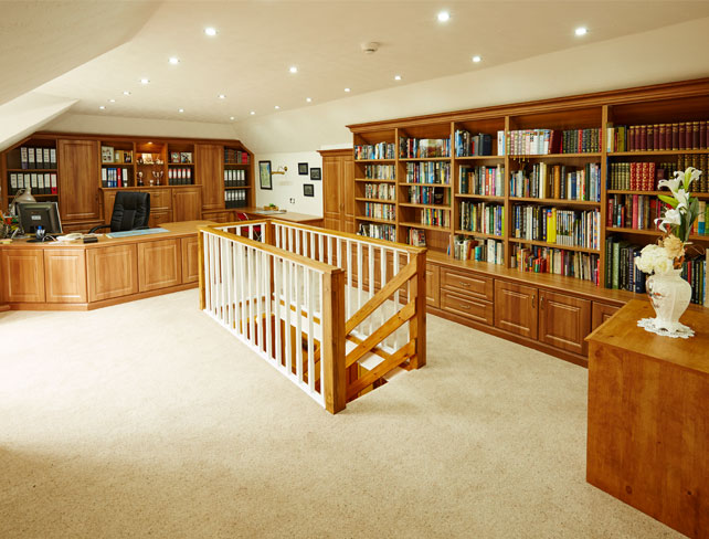 Fitted New England home office furniture