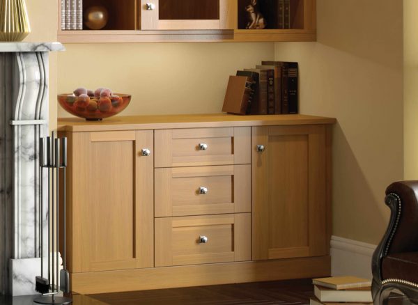 Fitted drawers with subtle classic detailing