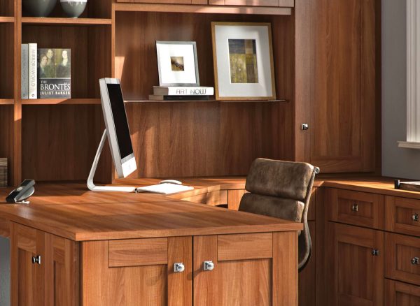 Fitted home office desk