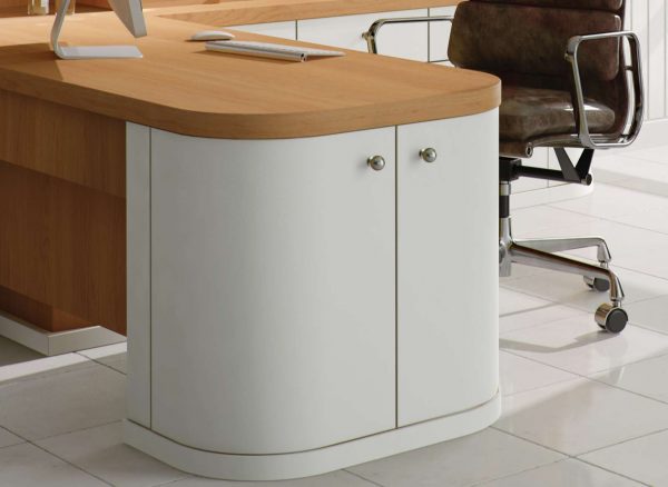 White painted home office furniture