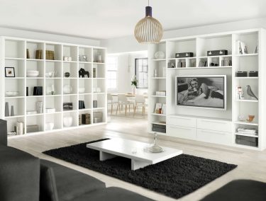 Fitted lounge in pure white