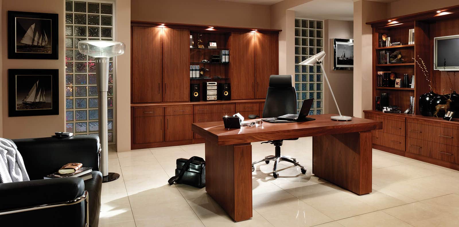 Strachan fitted home office furniture