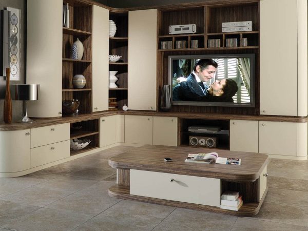 Fitted home cinema furniture