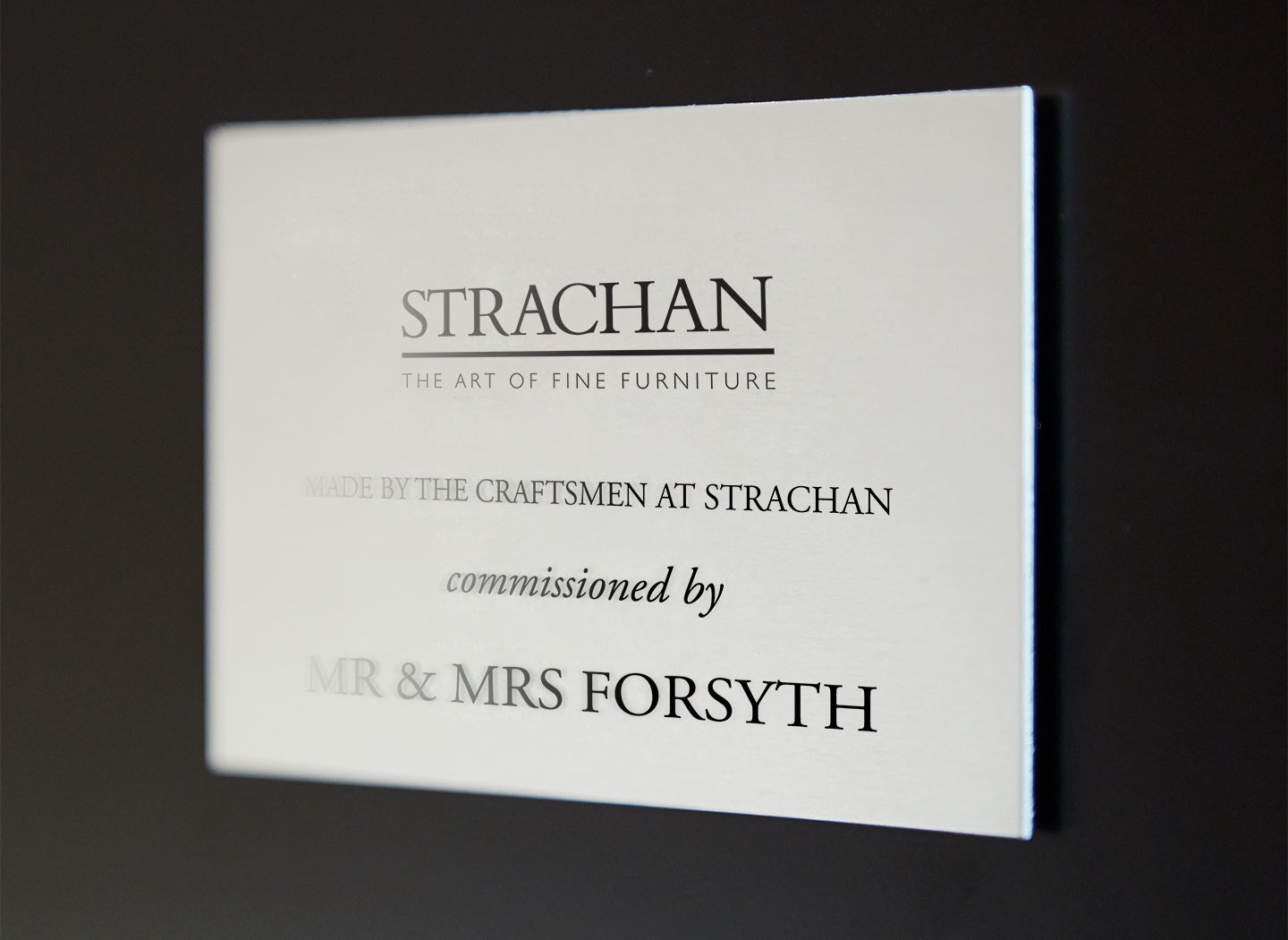 Quality to be proud of - The Strachan seal of approval