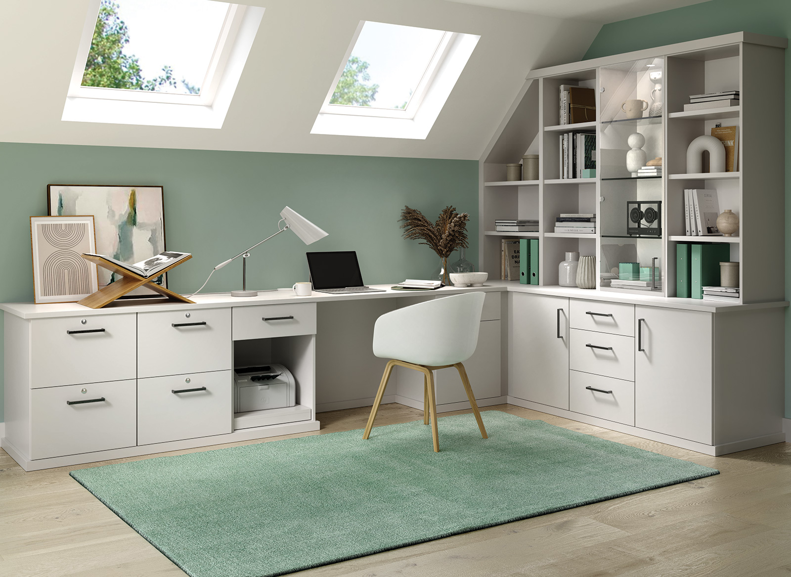 Fitted Home Office Furniture | Fitted Sit Stand Desks | Strachan