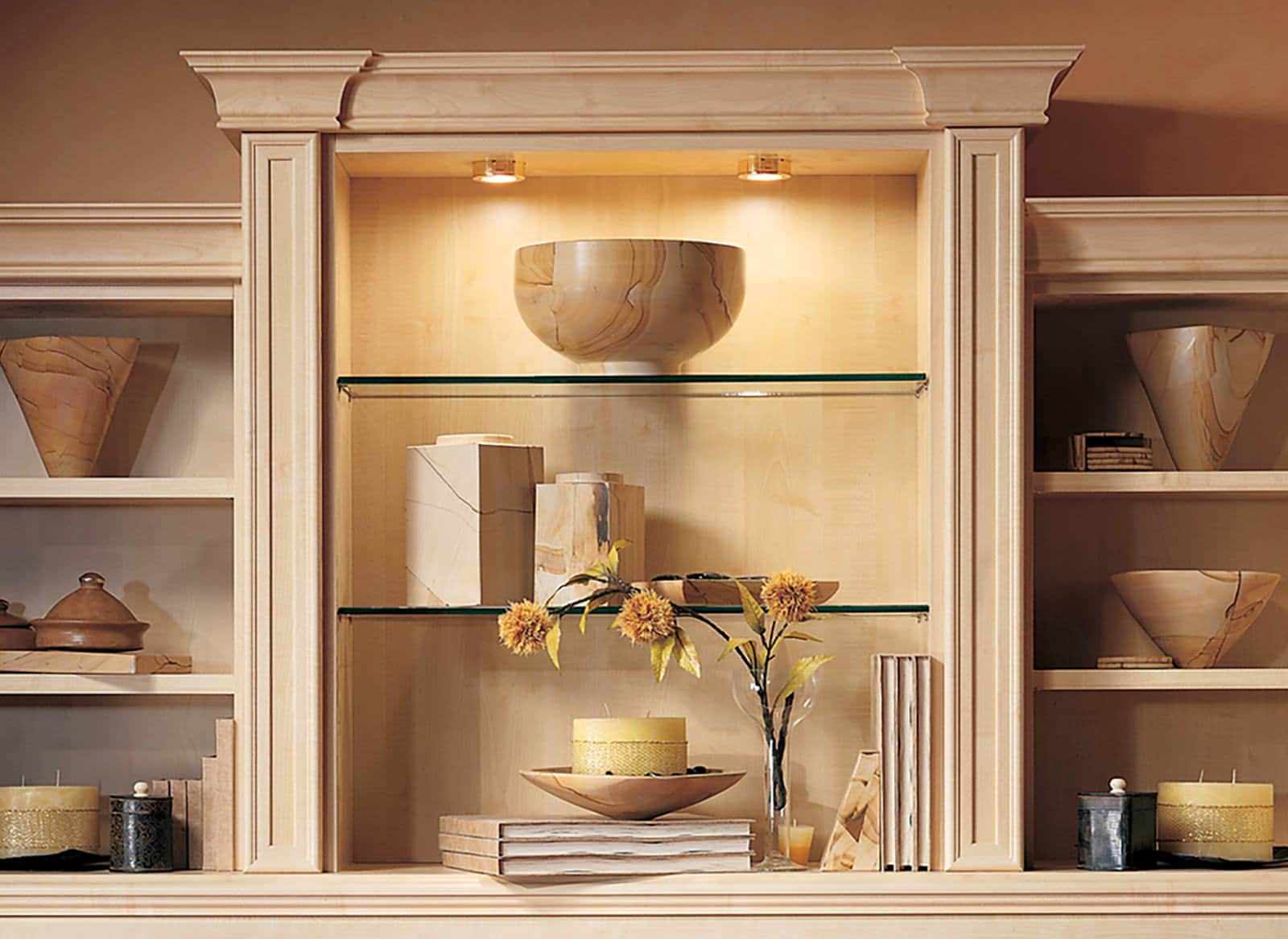 New England Maple Side Fold Wall Bed by Strachan